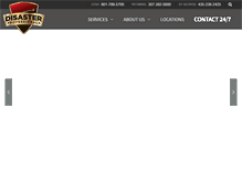 Tablet Screenshot of disasterprofessionals.com